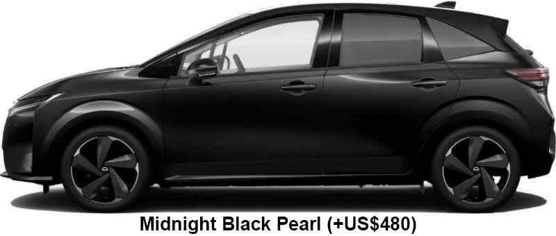 Nissan Aura Color: Midnight Black Pearl