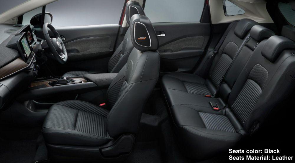 New Nissan Aura e-Power photo: Interior view image (Black Leather)
