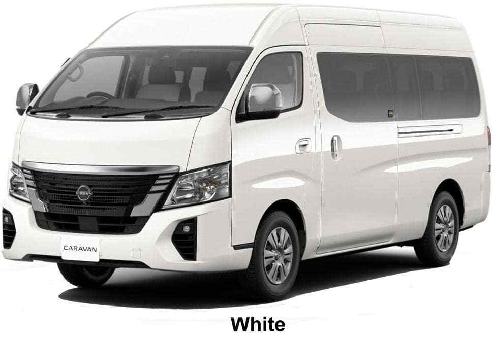 New Nissan Caravan Micro Bus body color: WHITE