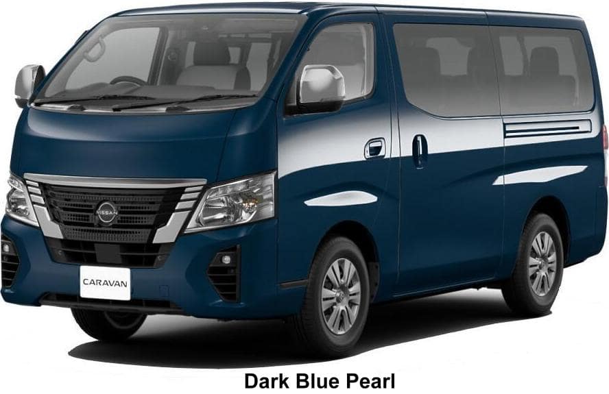 New Nissan Caravan Multi Purpose van Body color: DARK BLUE PEARL