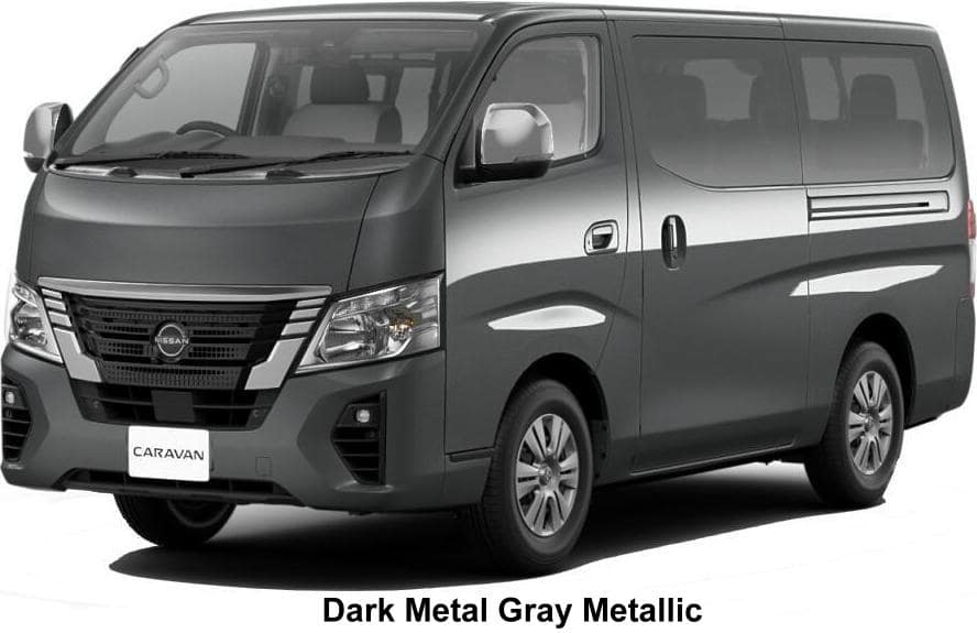 New Nissan Caravan Multi Purpose van Body color: DARK METAL GRAY METALLIC
