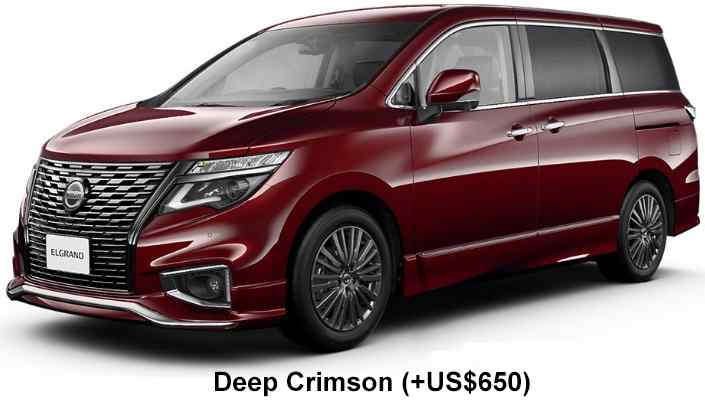 Nissan Elgrand Vip Royal Lounge Color: Deep Crimson