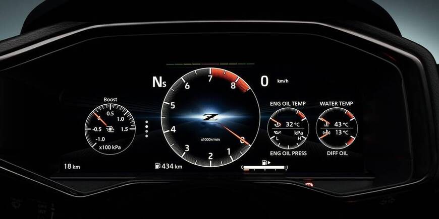 New Nissan Fairlady Z photo: Odometer view image