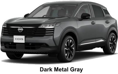 Nissan Kicks X e-Power body color: Dark Metal Gray