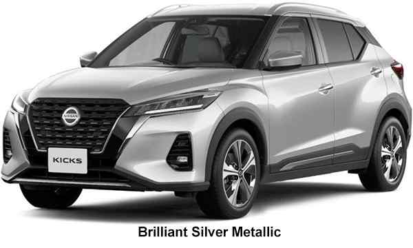 Nissan Kicks E-Power Color: Brilliant Silver Metallic