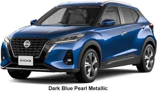 Nissan Kicks E-Power Color: Dark Blue Pearl Metallic
