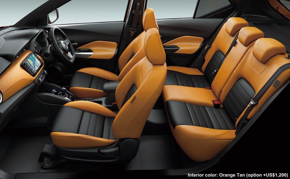 New Nissan Kicks e-Power photo: Interior view image (Orange Tan) option interior color +US$1,200