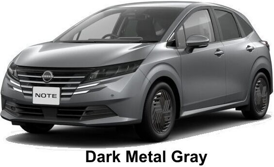 Nissan Note e-Power body color: Dark Metal Gray
