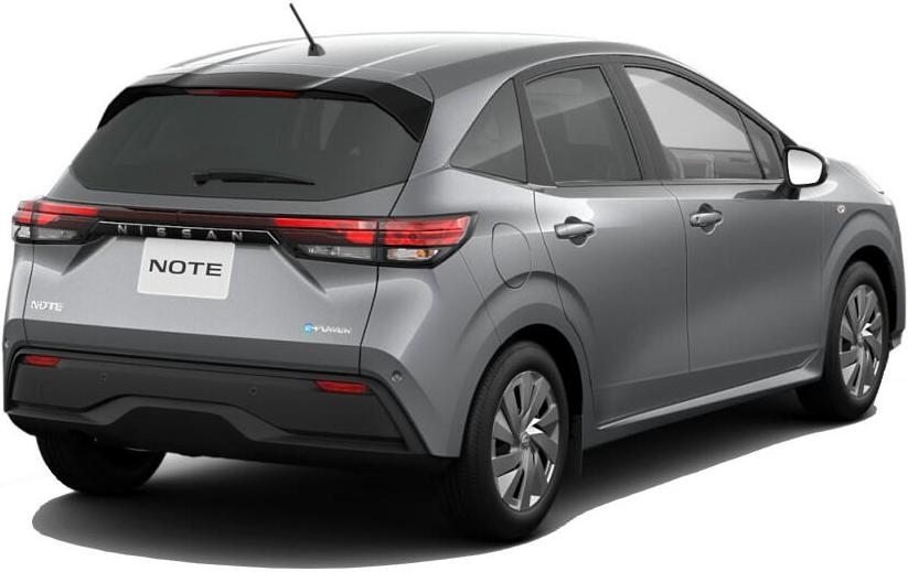 New Nissan Note ePower Back picture, Rear view photo and Exterior image
