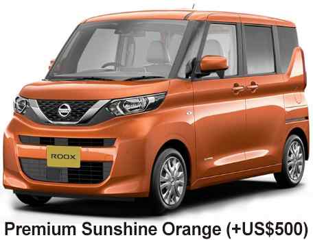 Nissan Roox Color: Premium Sunshine Orange