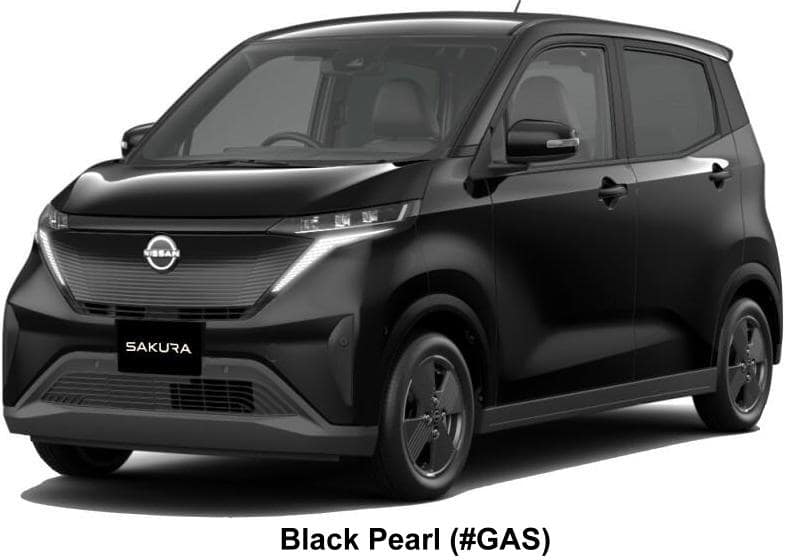 New Nissan Sakura body color: BLACK PEARL (COLOR No. GAS)