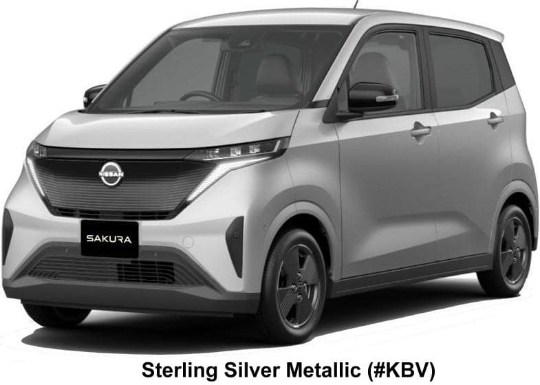 New Nissan Sakura body color: STERLING SILVER METALLIC (COLOR No. KBV)