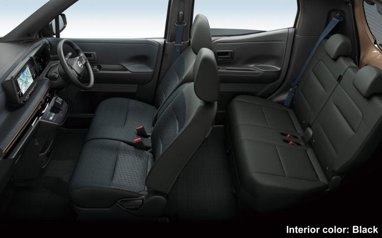 Nissan Sakura photo: interior view image (Black)