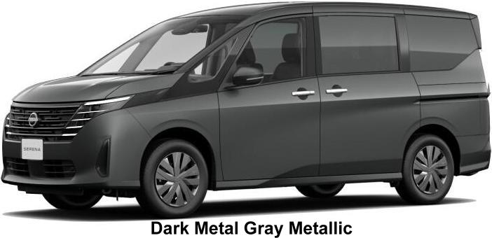 New Nissan Serena body color: DARK METAL GRAY METALLIC