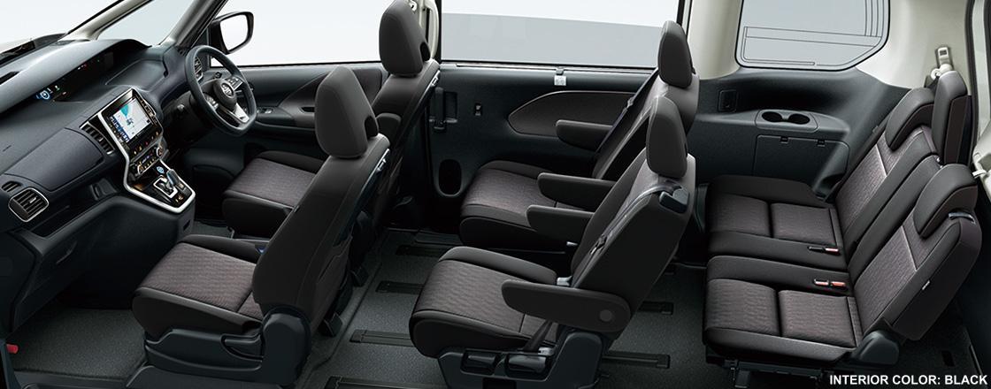 New Nissan Serena e-power Highway Star photo: Interior image (Black)