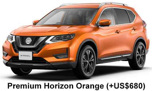 Nissan Xtrail Hybrid Color:  Premium Horizon Orange
