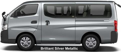 New Nissan NV350 Caravan Wagon body color: BRILLIANT SILVER METALLIC