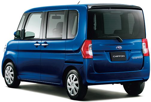 New Subaru Chiffon photo: Back view