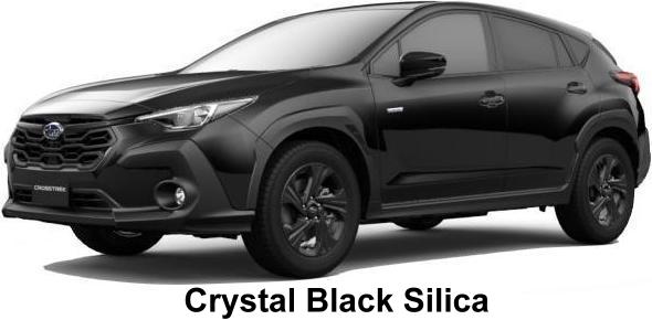 Subaru Crosstrek body color: Crystal Black Silica