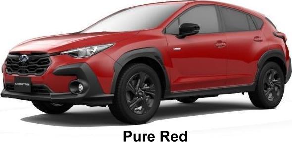 Subaru Crosstrek body color: Pure Red