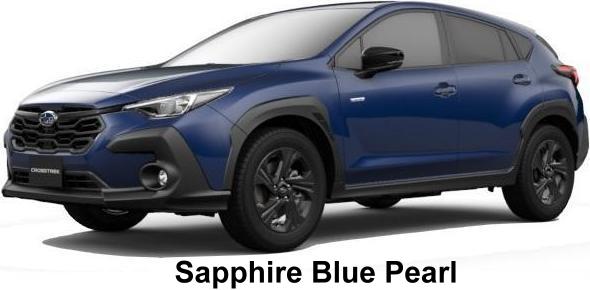 Subaru Crosstrek body color: Sapphire Blue Pearl