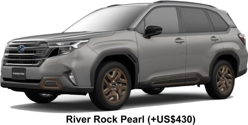 Subaru Forester Sport body color: River Rock Pearl (+US$430)