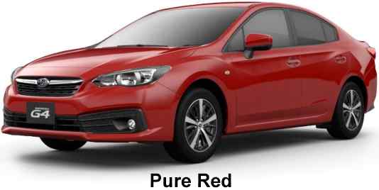 Subaru Impreza g4 Color: Pure Red