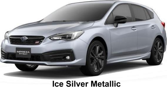 New Subaru Impreza STI Sport body color: ICE SILVER METALLIC