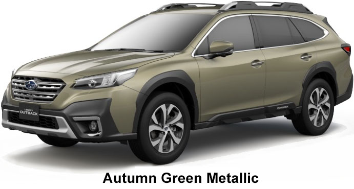 Subaru Legacy Outback Color: Autumn Green Metallic
