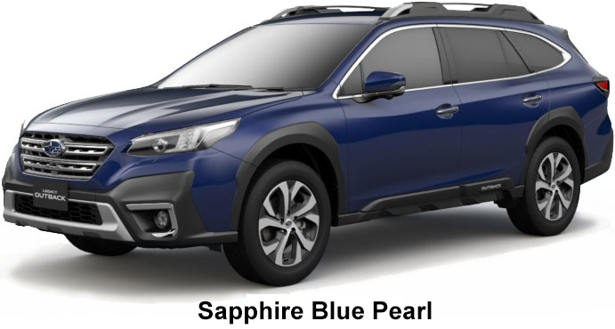 Subaru Legacy Outback Color: Sapphire Blue Pearl