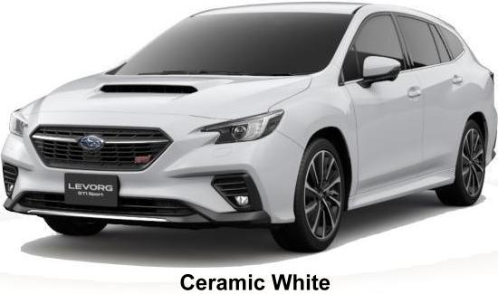 New Subaru Levorg Sti Sport R EX body color: CERAMIC WHITE