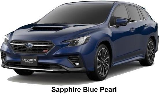 New Subaru Levorg Sti Sport R EX body color: SAPPHIRE BLUE PEARL