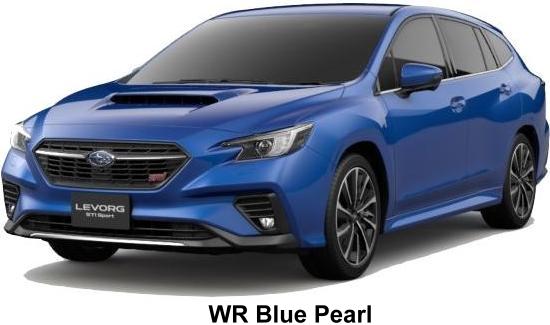 New Subaru Levorg Sti Sport R EX body color: WR BLUE PEARL