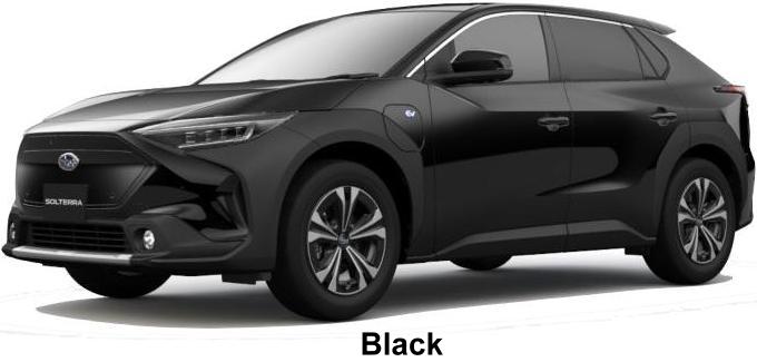 New Subaru Solterra Body Color: BLACK