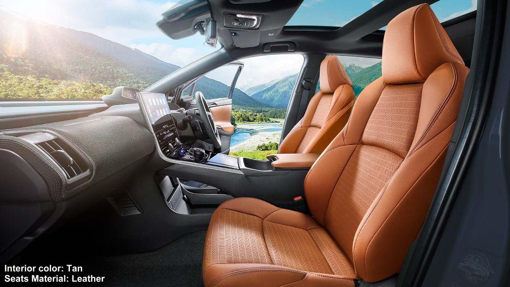New Subaru Solterra photo: Front Seats view image (Leather Seats Model)