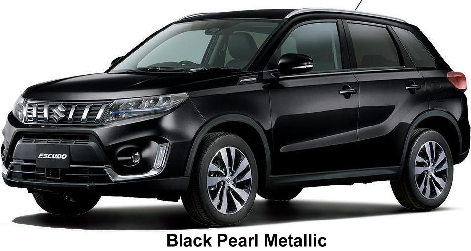 New Suzuki Escudo Hybrid Allgrip body color: BLACK PEARL METALLIC