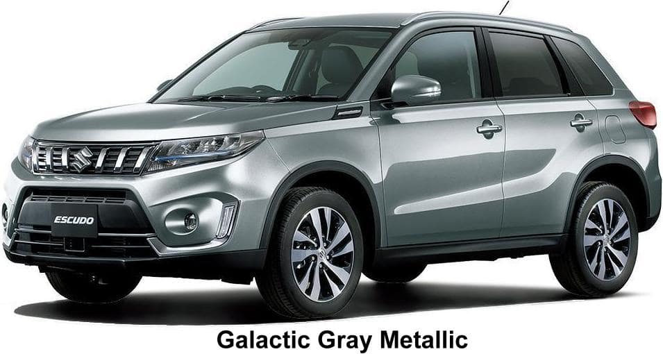 New Suzuki Escudo Hybrid Allgrip body color: GALACTIC GRAY METALLIC