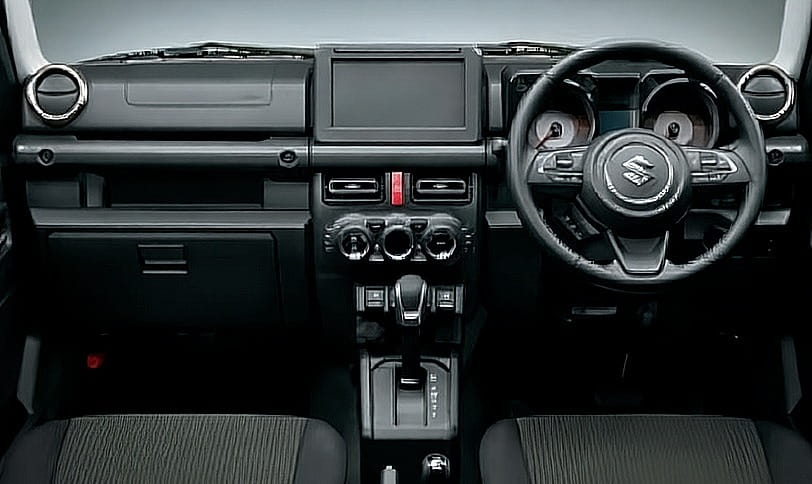 New Suzuki Jimny photo: Cockpit view image (Driver seat picture)