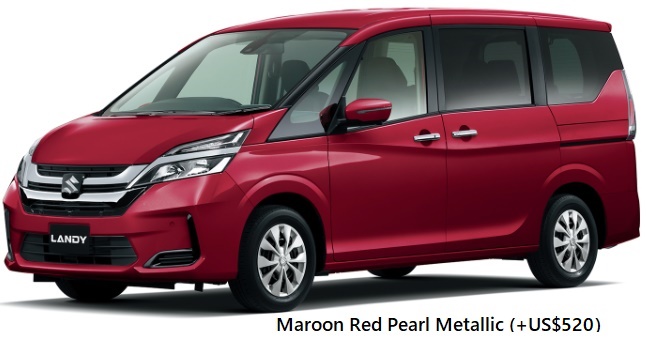 Suzuki Landy Color: Maroon Red Pearl Metallic