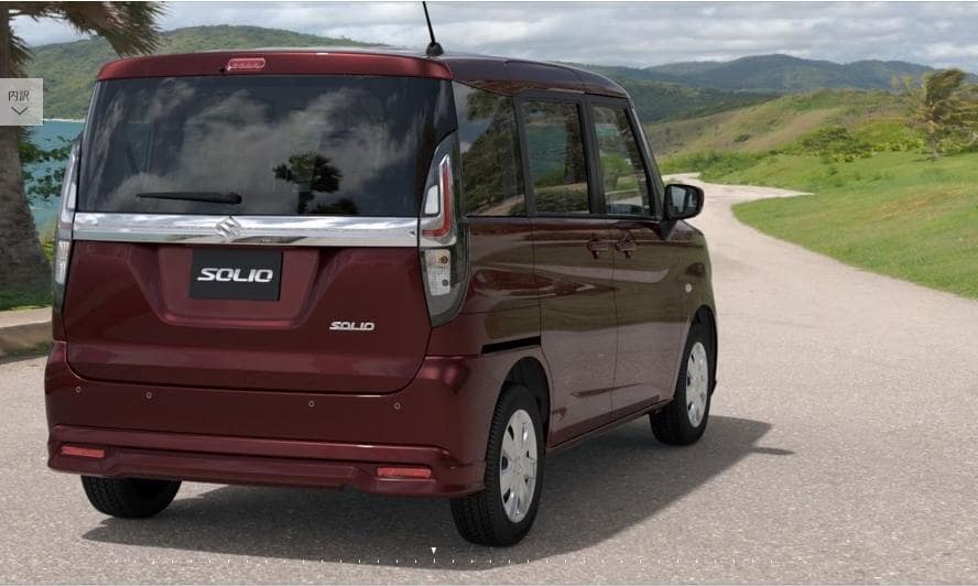New Suzuki Solio photo: Back view image