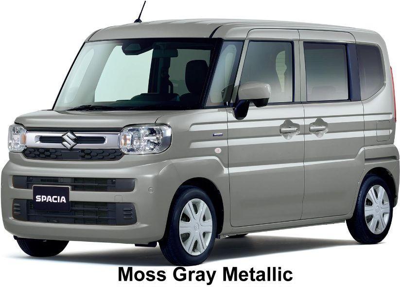 New Suzuki Spacia body color: Moss Gray Metallic