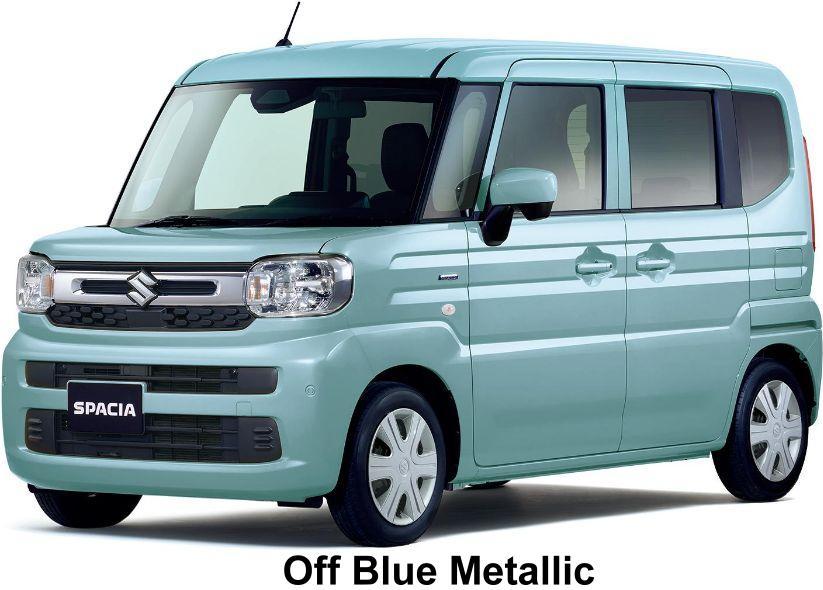 New Suzuki Spacia body color: Off Blue Metallic