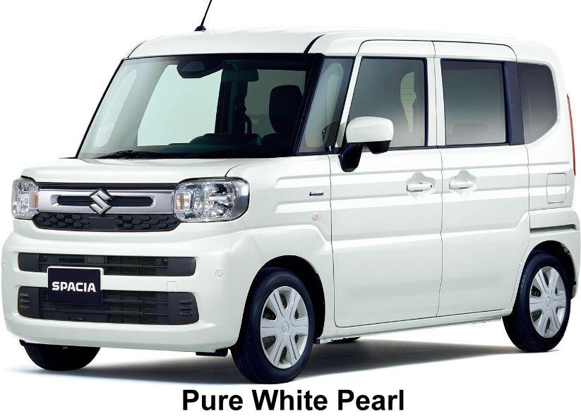 New Suzuki Spacia body color: Pure White Pearl
