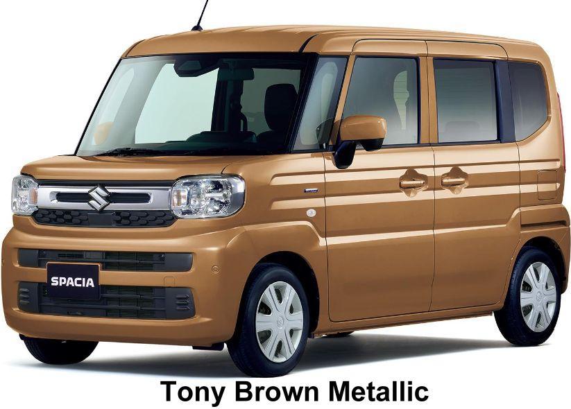 New Suzuki Spacia body color: Tony Brown Metallic