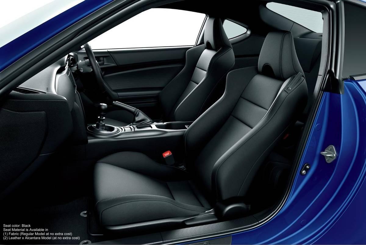New Toyota 86 Interior picture, Inside view photo and Seats image
