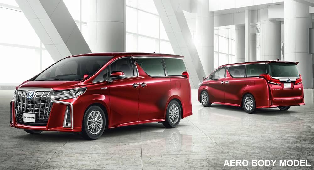 New Toyota Alphard Hybrid Aero Model pictures