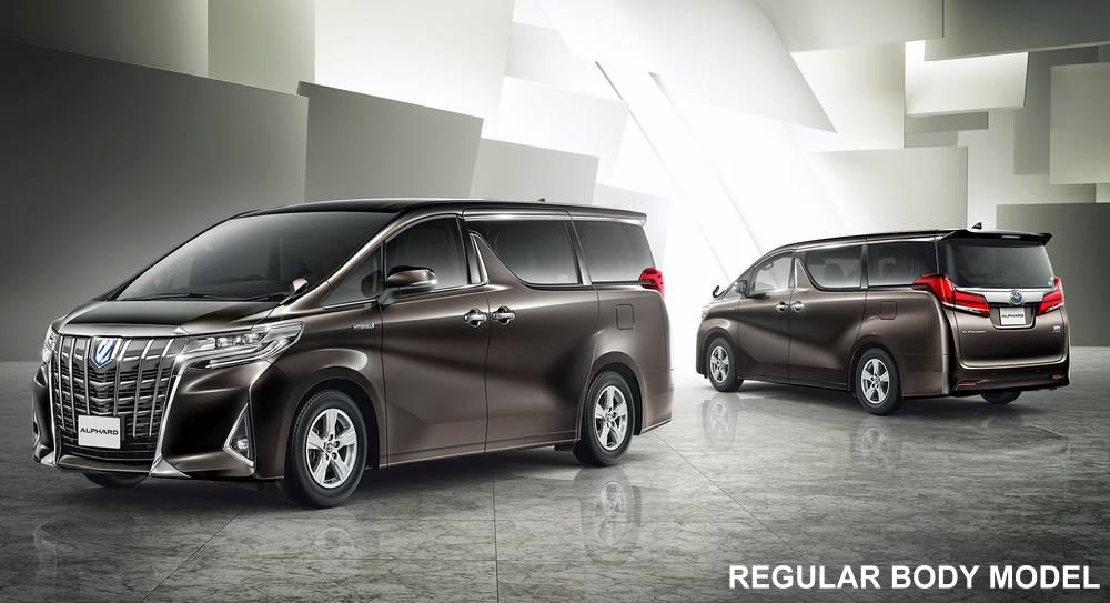 New Toyota Alphard Hybrid Regular Model pictures