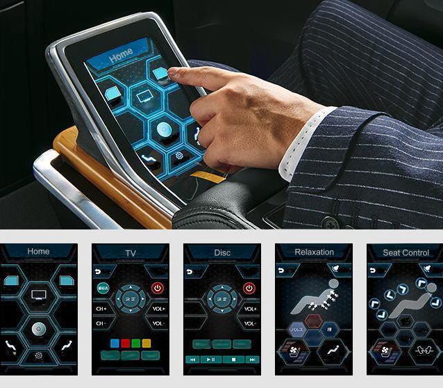 New Toyota Alphard Royal Lounge photo: Control panel