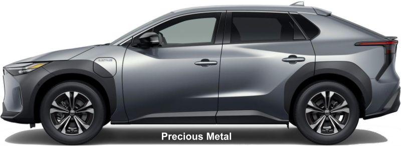 New Toyota bZ4x body color: PRECIOUS METAL