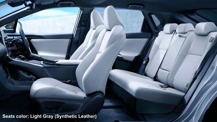 New Toyota bZ4x photo: Interior view image (Light Gray)